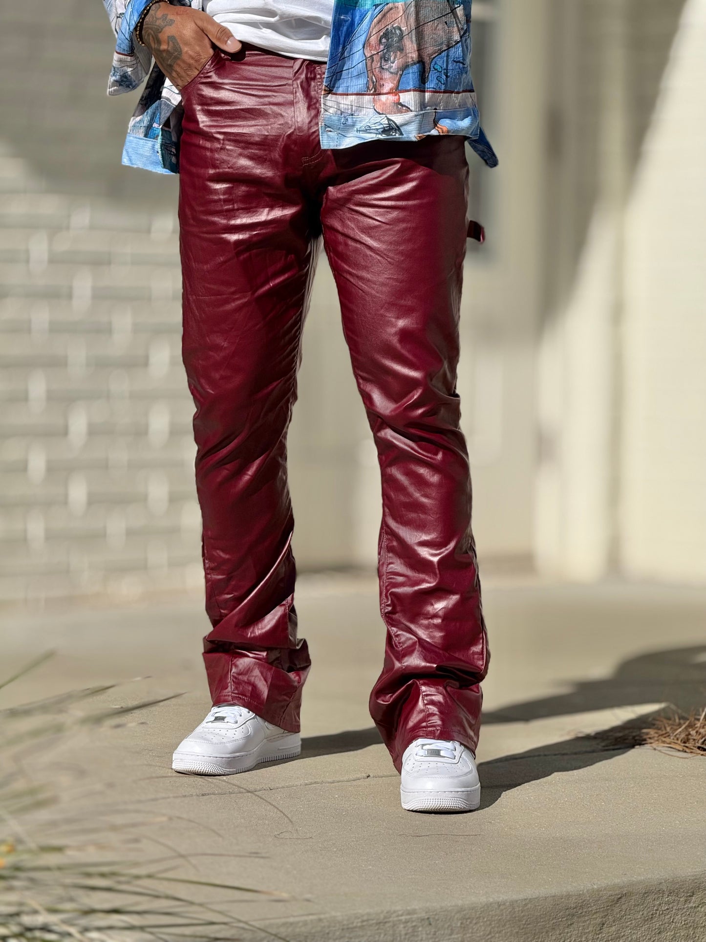 Men Burgundy Pant | Review Description & Policies