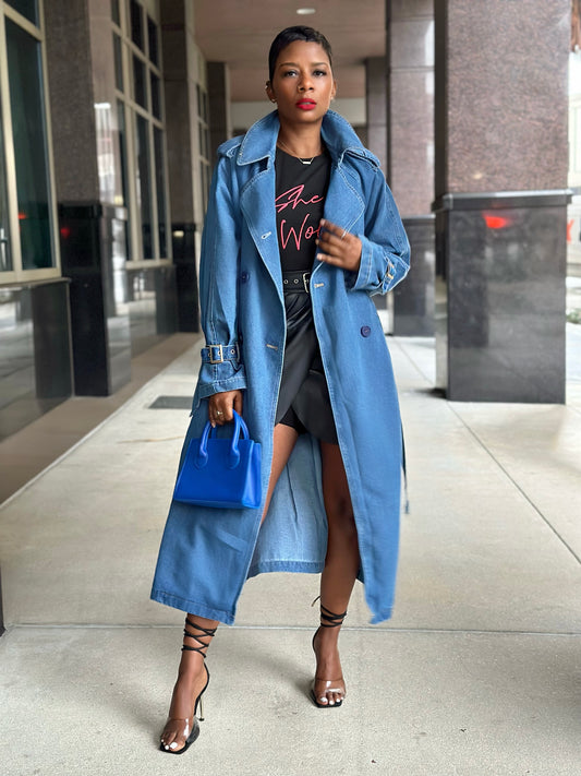 Denim Trench