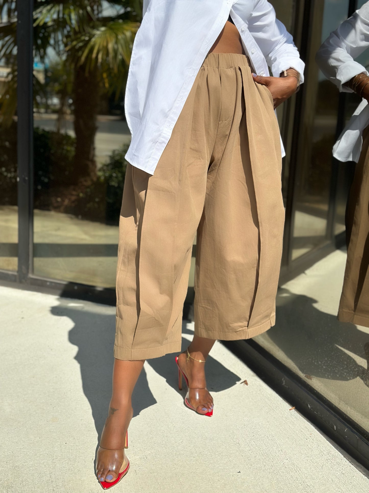 Khaki Culottes